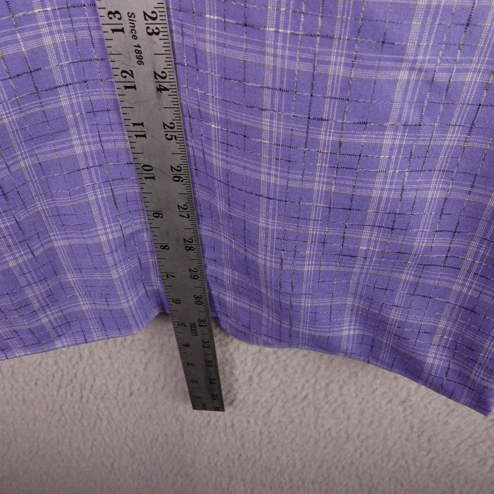 Maceoo Willburn Mens Blue Purple Plaid Blazer Jacket Size XXL 48/6 Meticulous‎